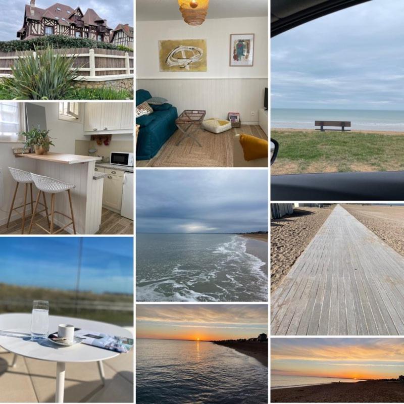 Seashore Hideaway Studio Hermanville-sur-Mer Bagian luar foto